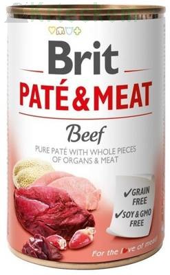 BRIT PATE & MEAT BEEF 12x800g