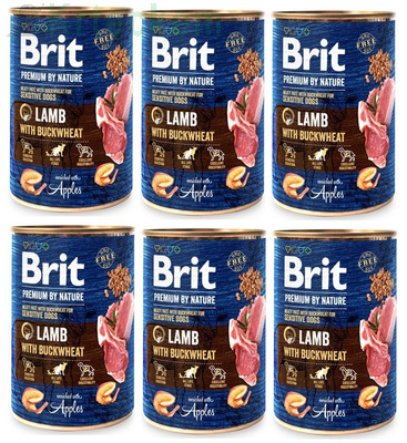 Brit Premium by Nature Lamb With BUCKWHEAT 24x400g SLEVA 3%