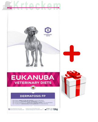 EUKANUBA Dermatosis FP 12kg + Překvapení pro psa