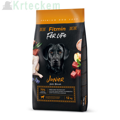 Fitmin Dog For Life Junior Large 12 kg + PŘEKVAPENÍ ZDARMA !!!
