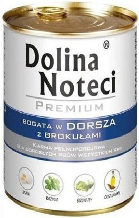  DOLINA NOTECI Premium Bohatá na tresku a brokolici 12x800g