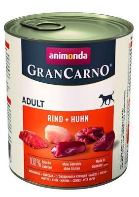ANIMONDA GranCarno Adult Dog chuť: Hovězí maso + kuře 12x800g