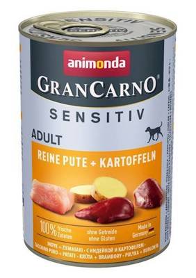 ANIMONDA GranCarno Sensitiv Adult Dog chuť: Krocan + brambory 400g