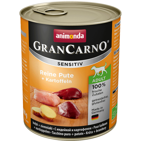 ANIMONDA GranCarno Sensitiv Adult Dog chuť: Krocan + brambory 800g