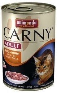 Animonda Cat Carny Adult příchuť: hovězí a kuřecí 400g