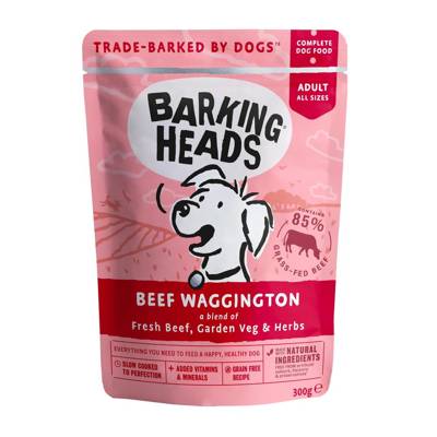 Barking Heads Beef Waggington sáček pro psy 300g 