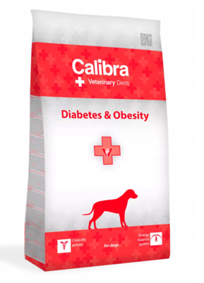 Calibra Veterinary Diets Dog Diabetes Obesity 12kg+ PŘEKVAPENÍ ZDARMA !!!