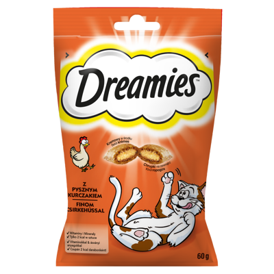 DREAMIES 60g - pamlsek pro kočky s lahodným kuřecím masem     