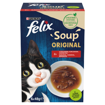 FELIX Soup Original Selské příchutě 6x48 g