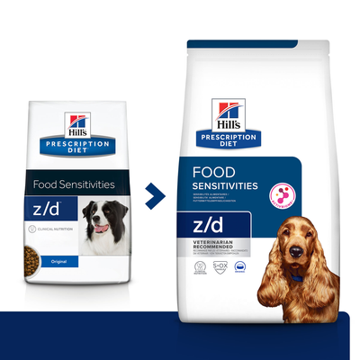 HILL'S PD Prescription Diet Canine z/d Food Sensitivities 10kg + PŘEKVAPENÍ ZDARMA !!!!