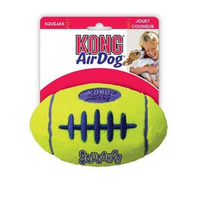 KONG AIRDOG Squeaker Football - hračka pro psy - M