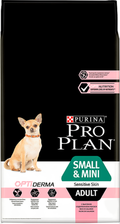 Purina Pro Plan Small & Mini Adult Sensitive Optiderma 7kg + PŘEKVAPENÍ ZDARMA !!!