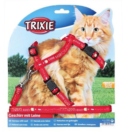 Trixie Postroj s vodítkem pro velké kočky