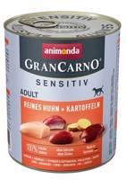 Animonda GranCarno Sensitiv Adult Dog příchuť: kuřecí + brambory 800g
