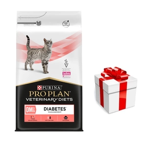 Purina Veterinary Diets Feline DM Diabetes Management 5 kg + PŘEKVAPENÍ ZDARMA !!!