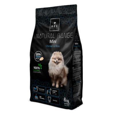Rex Natural Range Mini Chicken & Rice 2x8kg