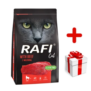 DOLINA NOTECI Rafi Cat suché krmivo pro kočky s hovězím masem 7kg + PŘEKVAPENÍ ZDARMA !!!