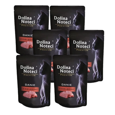 Dolina Noteci Prémiový pokrm z telecího masa 6x85g