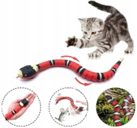 NUXIE® Hračka pro kočku/psa, pohyblivý USB had, 40 cm