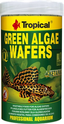 TROPICAL Green Algae Wafers 1000ml + vzorek krmiva pro ryby ZDARMA
