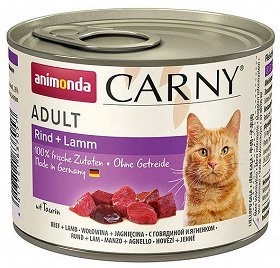 Animonda Carny Adult konzerva hovězí/jehněčí 6x200g 