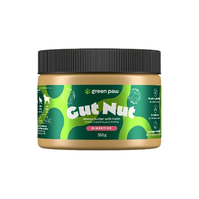 Green Paw Gut Nuts 350g - Arašídové máslo s inulinem pro psy