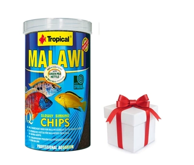 TROPICAL Malawi Chips 1000ml + vzorek krmiva pro ryby ZDARMA