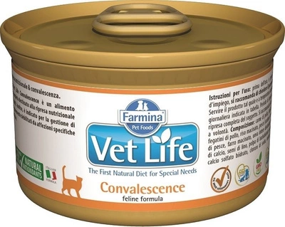 Vet Life Natural Cat konz. Convalescence 85g